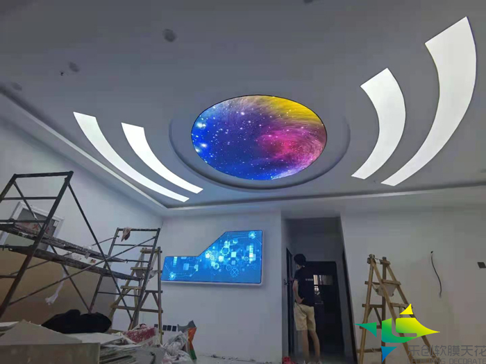 極客晨少兒編程中心軟膜天花吊頂圖片 極客晨少兒編程中心軟膜天花吊頂圖片